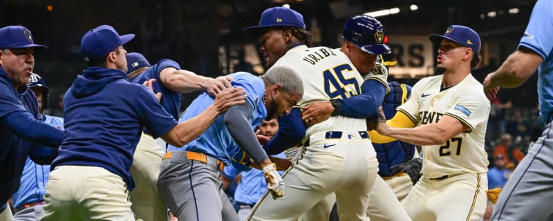 MLB hands out multiple suspensions for Rays-Brewers brawl