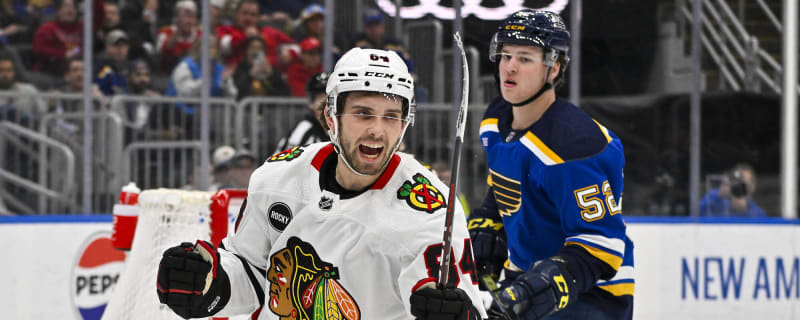 Blackhawks Have Sloppy Start, Slaggert Scores First NHL Goal vs. St. Louis Blues | 4/10/2024