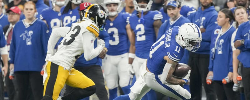 Watch: Steelers safety ejected after huge hit on Colts' Michael Pittman Jr.