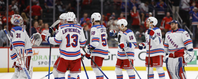 Rangers Sweep Capitals to Move On to Second Round