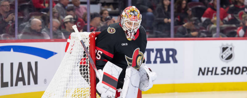Linus Ullmark Out for Senators, Dealing with Possible Injury