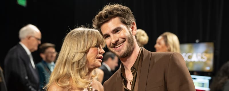 Andrew Garfield might have just become Goldie Hawn's favorite son