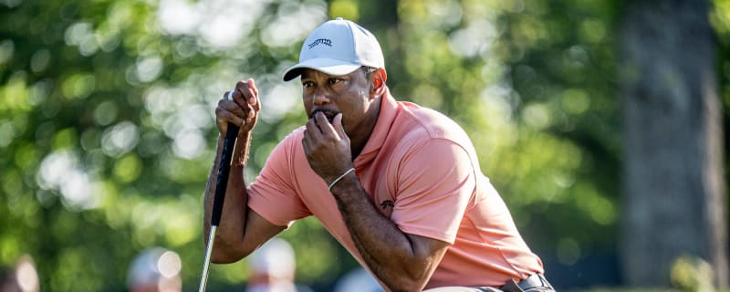 Tiger Woods has up-and-down first round at PGA Championship