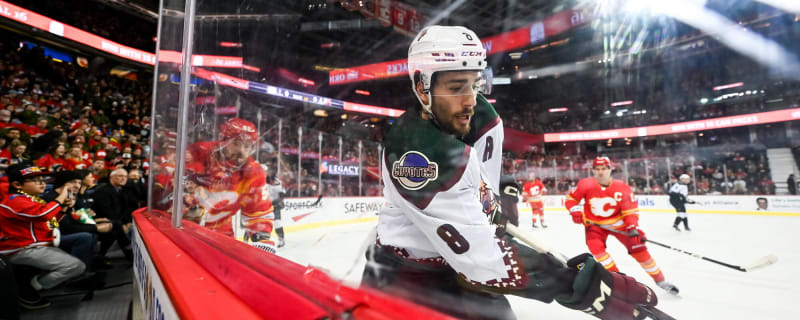 Nick Schmaltz out with injury for Coyotes vs. Canucks