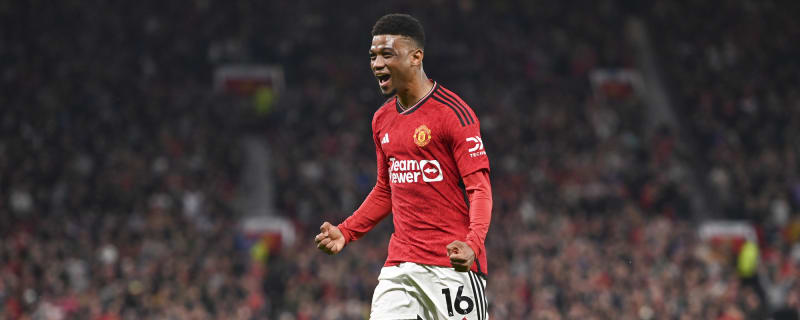 Watch: Amad Diallo cuts in to score beautiful opener against Rangers