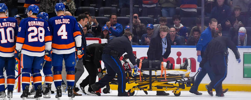 Senators give positive update on defenseman who exited on stretcher