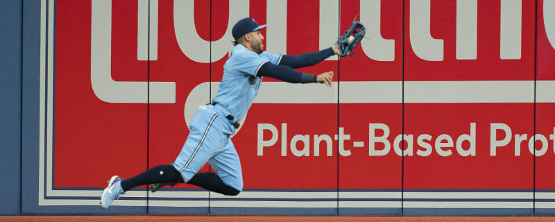 George Springer lights fuse with 55th career leadoff home run and Blue Jays  blast past A's - The Boston Globe