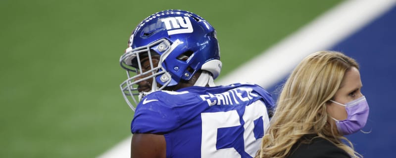 Giants LB Lorenzo Carter lost for season with ruptured Achilles