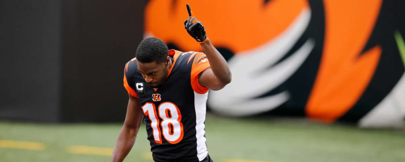 Where does WR A.J. Green rank in Bengals history?