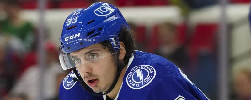 Lightning send young forward back to AHL