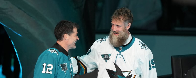 Joe thornton shirt hotsell