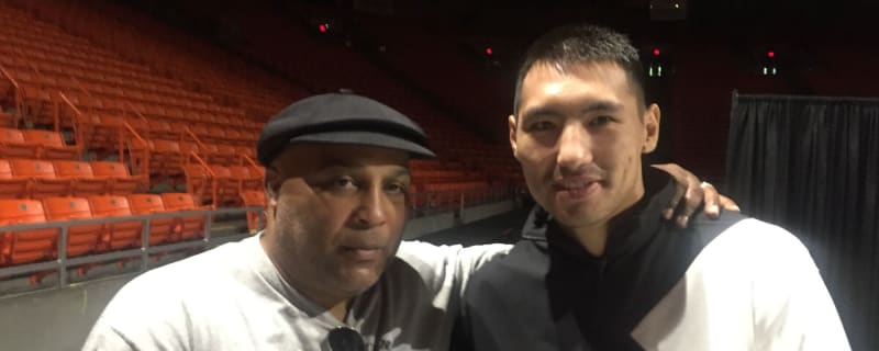 Janibek Alimkhanuly Puts a Beating on Andrei Mikhailovich in TKO Win