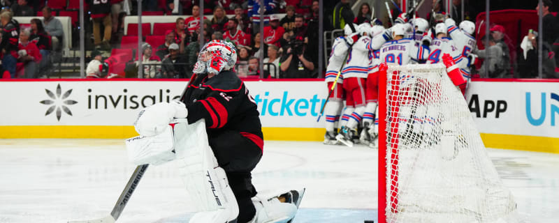 Hurricanes Face Elimination, Lose Game 3 In Overtime to Rangers