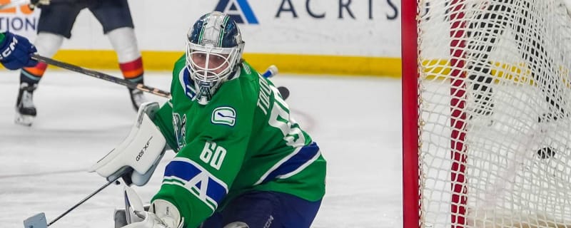 Vancouver Canucks Announce Roster Transaction Involving Top Goalie Prospect Nikita Tolopilo