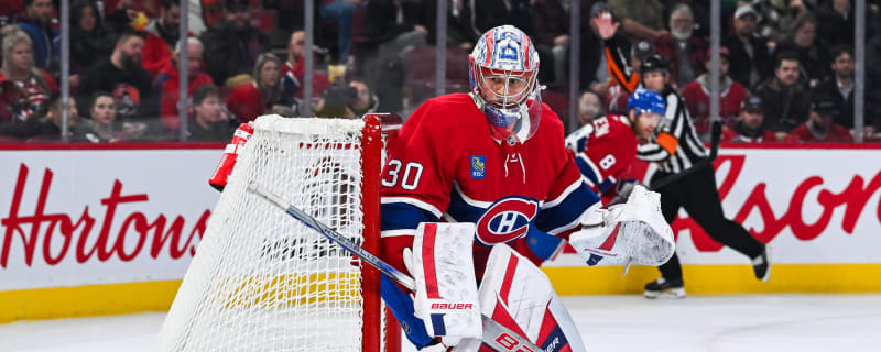 Habs' Cayden Primeau has not had a start since Dec. 1.