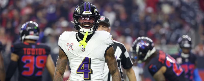 Ravens WR Zay Flowers Inactive Against Bills