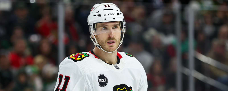 Chicago Blackhawks forward Taylor Raddysh leaves game Vs. Dallas Stars