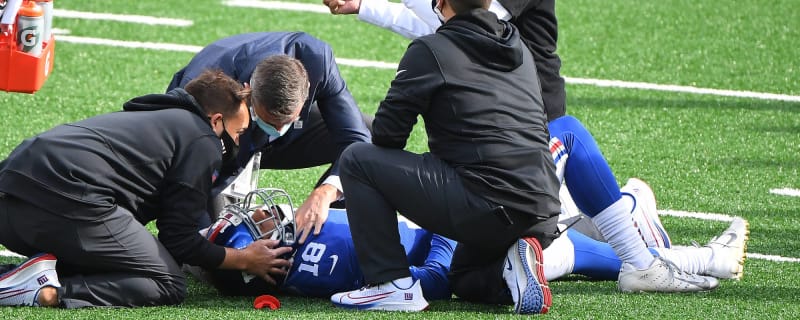 Giants WR C.J. Board carted off field after scary hit