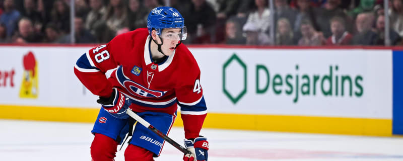 Lane Hutson is the lightest player in the NHL