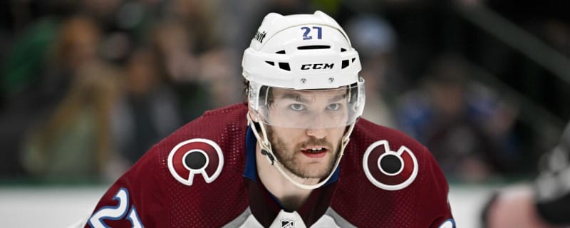 Avalanche star to miss time with upper-body injury