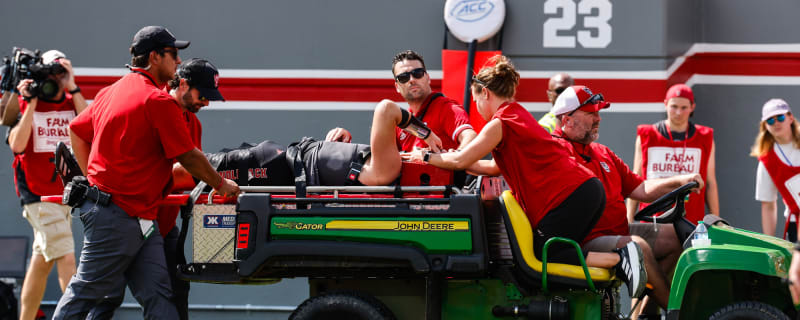 NC State QB released from hospital following scary hit