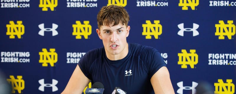 Notre Dame Tight End Eli Raridon Continues to Learn And Grow As He Takes Over A Top Role