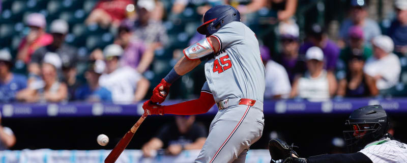 Nationals option first baseman who broke into bigs with a bang