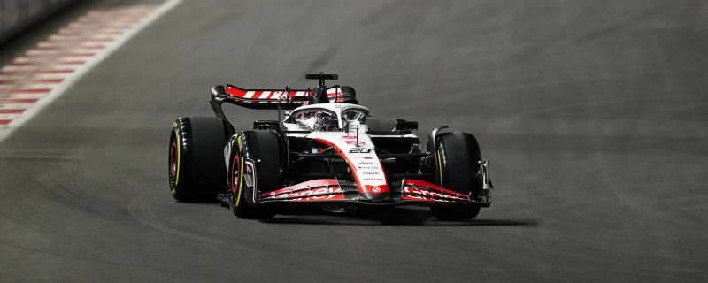 Watch: Kevin Magnussen collides with Yuki Tsunoda as the Japanese driver is forced to retire from the Chinese GP