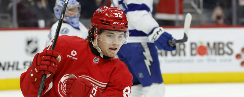 Marco Kasper Answering All The Questions For Red Wings