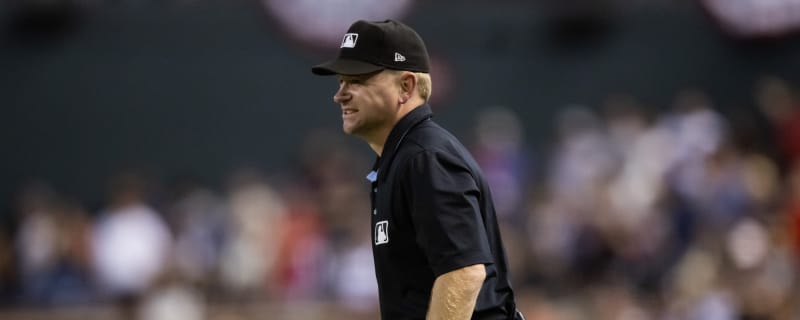Umpire had the best reaction after getting his strike zone call challenged