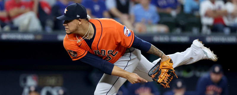 Why were Bryan Abreu, Adolis Garcia ejected? Astros reliever hits