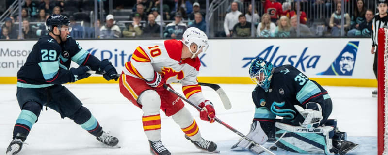 How should Flames forward lines look when Jonathan Huberdeau returns?