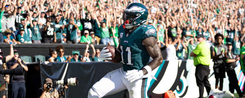 Philadelphia Eagles vs. Commanders 10 Observations: Sack Masters, DeVonta's  Big Plays, & A.J. Brown - Sports Illustrated Philadelphia Eagles News,  Analysis and More