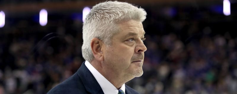 Todd McLellan seen in an airport on a flight to Toronto
