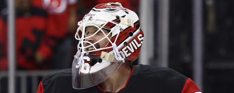 Jeremy Brodeur looked just like his father while making big saves in Devils debut (video)
