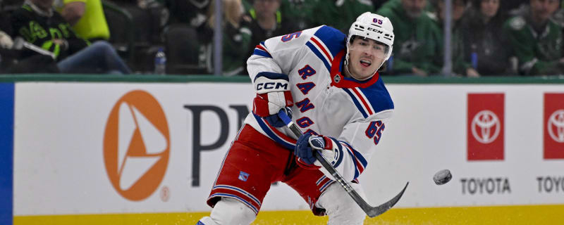 Rangers rookie forward nets a beauty for his first goal at Madison Square Garden