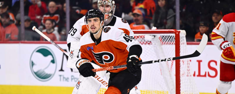 Frost responds; Flyers honor Ed Snider with 3-2 win over Flames