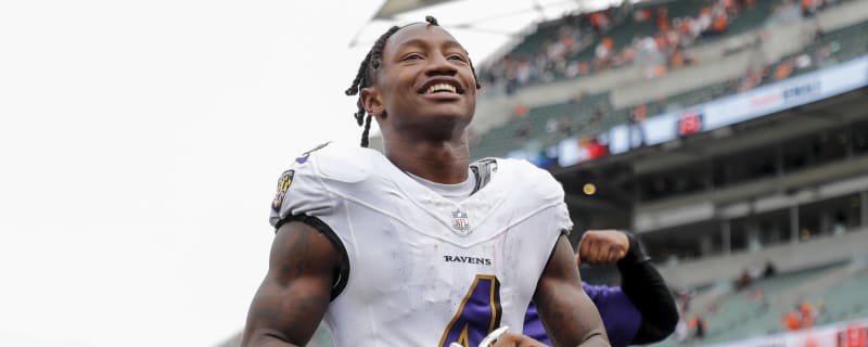 Ravens rookie Zay Flowers had the perfect reaction to his first career TD  catch