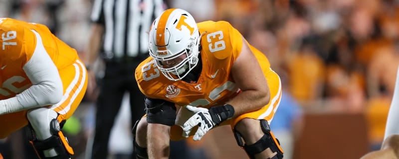 Vols OL Cooper Mays reacts to the accusation that Tennessee pipes in crowd noise at Neyland Stadium