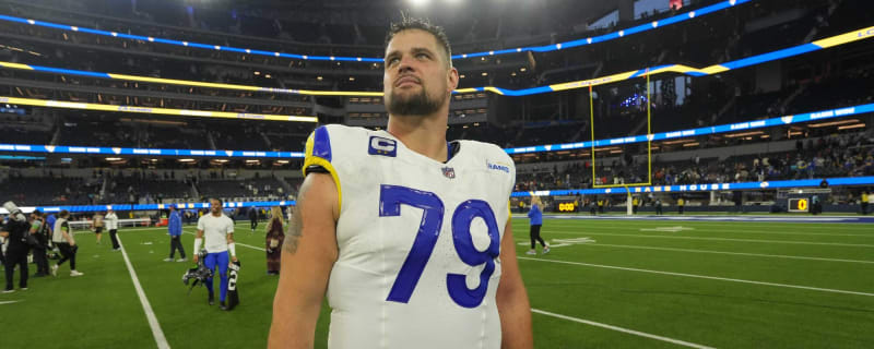 Los Angeles Rams Right Tackle, Rob Havenstein Questionable To Return Vs Ravens