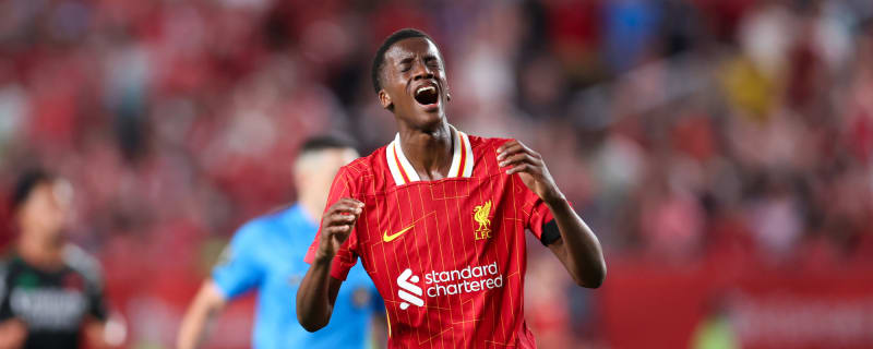 Liverpool wonderkid who starred in pre-season trains with Slot’s squad ahead of Ipswich clash