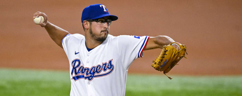 Dane Dunning Game-Used Rangers White Jersey - Worn Opening Day 2023 &  6/28/23 vs Tigers (8.2 IP, 10 Ks)