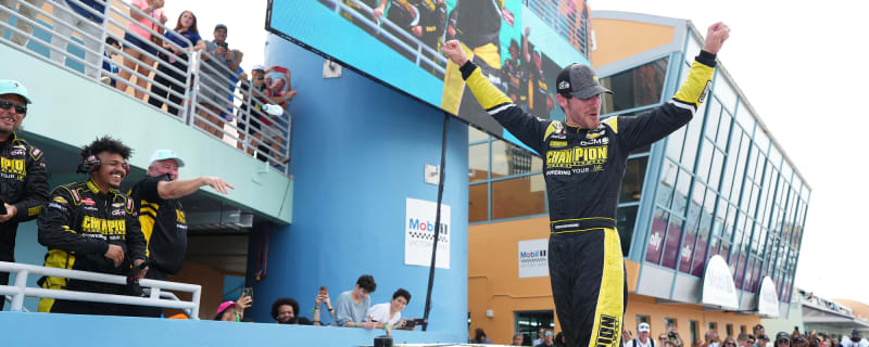 Grant Enfinger notches second straight Truck Series win