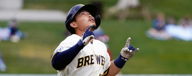 Watch: Keston Hiura hits walk-off home run day he is recalled from minors