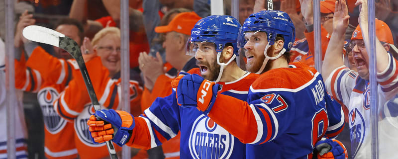 Watch: Oilers tie WCF Game 4 after one period