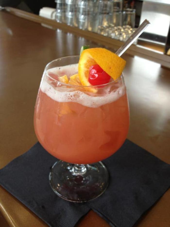 Sparkling Rum Punch