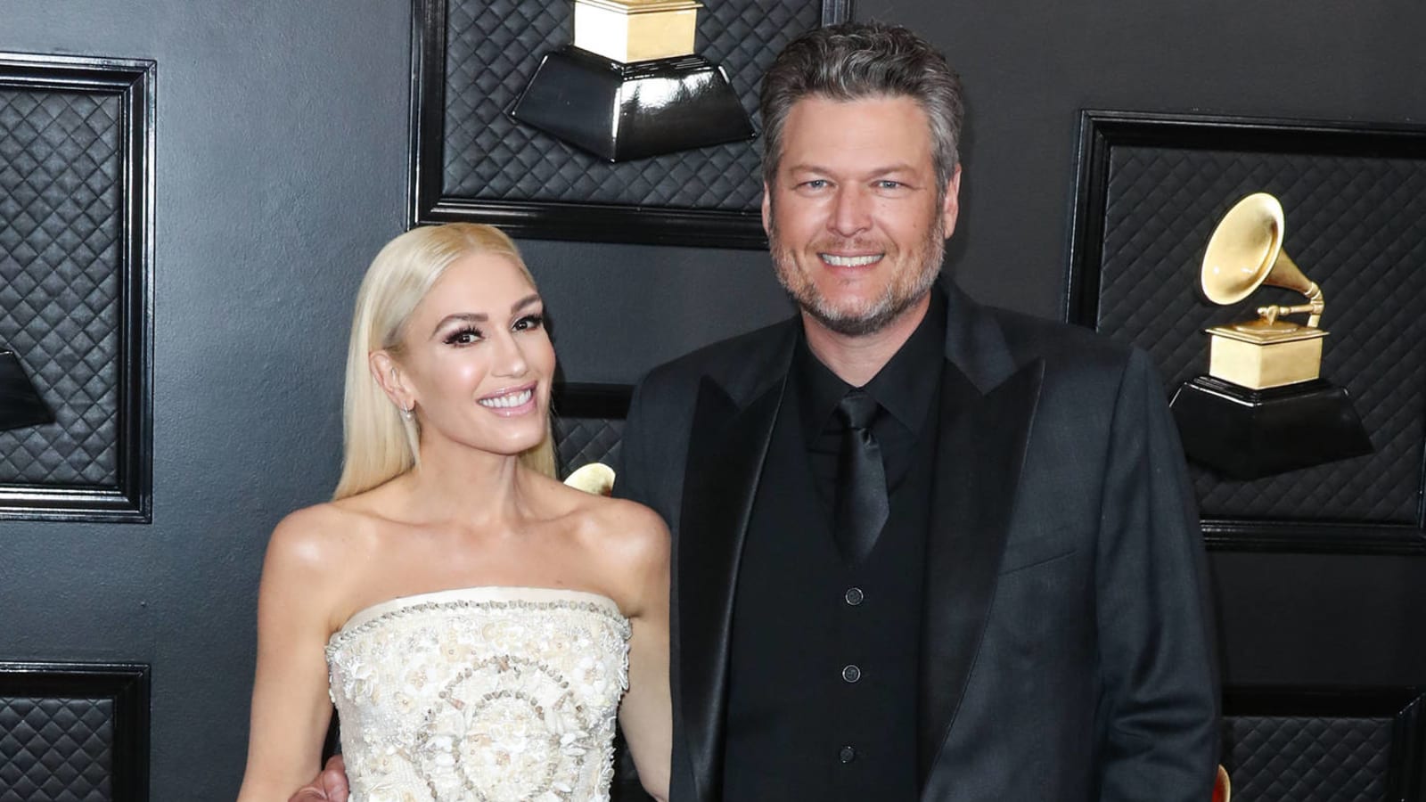 Blake Shelton jokes about his and Gwen Stefani's first dance song at their wedding