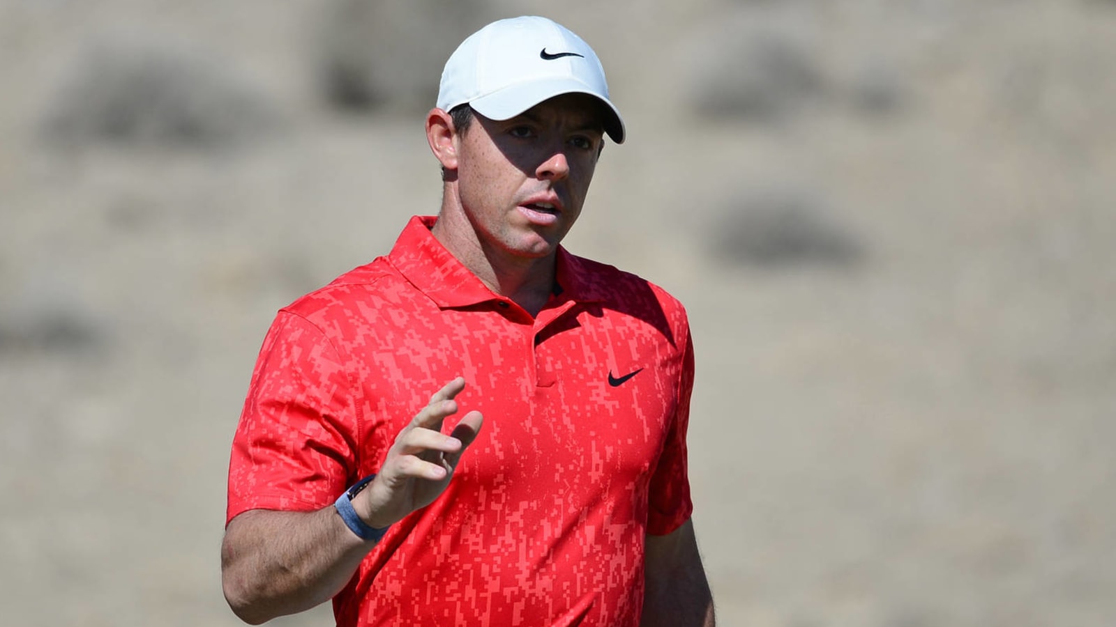 Rory McIlroy ripped shirt in anger 