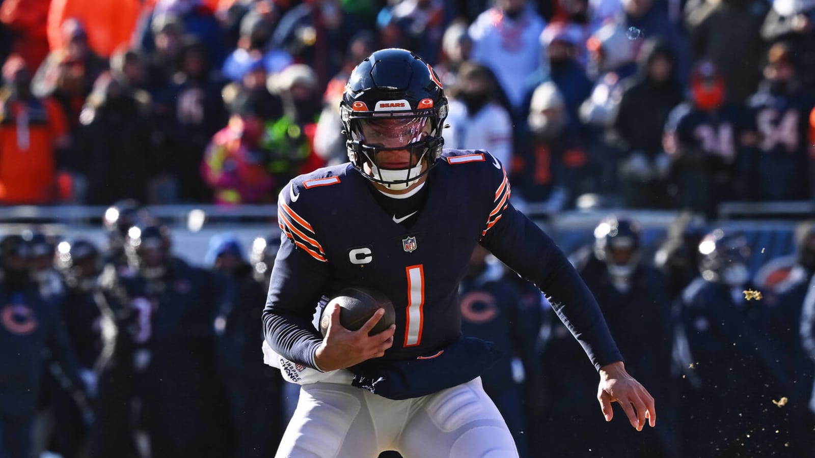 Bears QB Justin Fields once again working on footwork during offseason