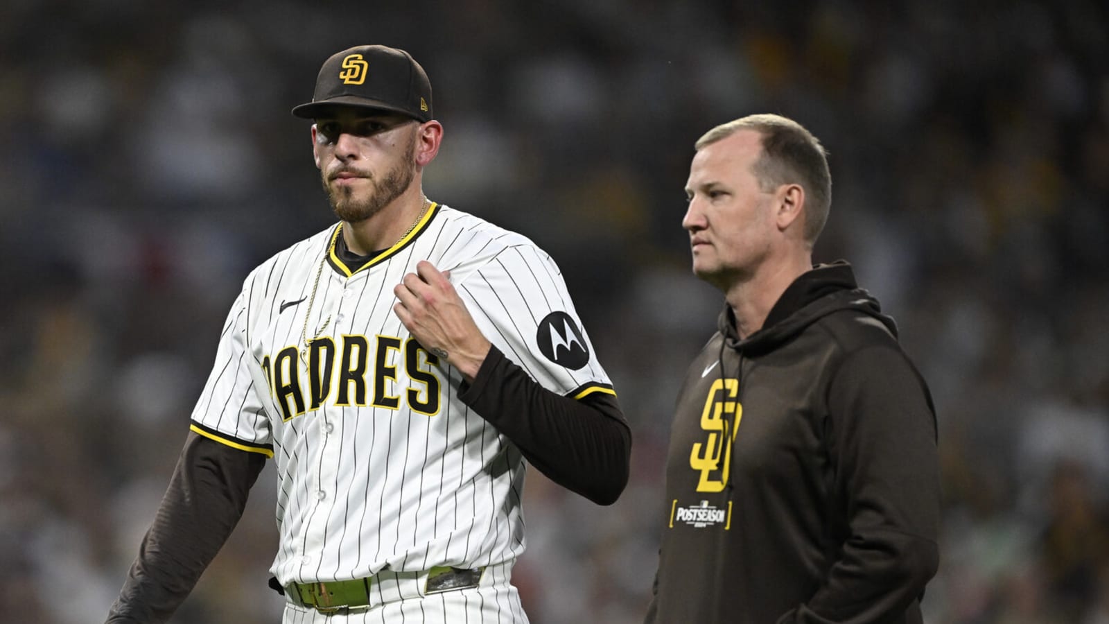 Padres' Joe Musgrove exits Game 2 vs. Braves with concerning injury